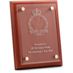 Australian Army Psychology Corps (AAPSYCH) Delta Floating Glass Award Image 0 