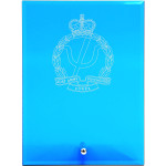 Australian Army Psychology Corps (AAPSYCH) Nebula Blue Glass Award in Gift Box