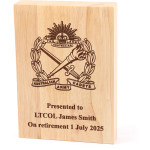  Australian Army Cadets (AAC) Heritage Wooden Award