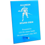 Alamein Company Nebula Blue Glass Award in Gift Box Image 0 