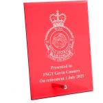 No 84 Wing (84WG) Nebula Red Glass Award in Gift Box Image 0 