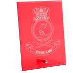  HMAS Bathurst (II) Nebula Red Glass Award in Gift Box