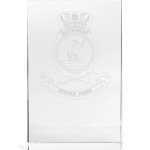  HMAS Bathurst (II) Glacier Glass Award in Gift Box