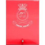  HMAS Cerberus Nebula Red Glass Award in Gift Box