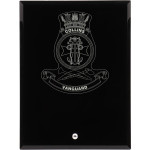  HMAS Collins Nebula Black Glass Award in Gift Box