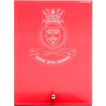 HMAS Childers Nebula Red Glass Award in Gift Box Image 2 