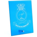 HMAS Adelaide (III) Nebula Blue Glass Award in Gift Box Image 1 