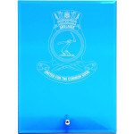 HMAS Adelaide (III) Nebula Blue Glass Award in Gift Box Image 2 