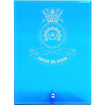 HMAS Anzac Nebula Blue Glass Award in Gift Box Image 2 