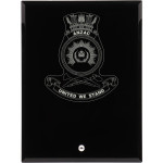 HMAS Anzac Nebula Black Glass Award in Gift Box Image 2 