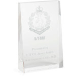  5/7 RAR Glacier Glass Award in Gift Box