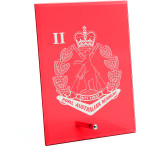  2nd Battalion, Royal Australian Regiment Nebula Red Glass Award in Gift Box