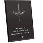1st Commando Regiment (1 CDO REGT) Nebula Black Glass Award in Gift Box Image 0 