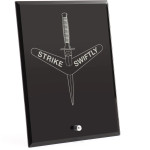 1st Commando Regiment (1 CDO REGT) Nebula Black Glass Award in Gift Box Image 1 