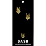 SASR Cuff Links On Card Special Air Service Regiment (SASR) 20mm full colour enamel cuff links. Order now from the military specialists. Displayed on a presentation card. These beautiful gold plated cuff links are the perfec Image 0 