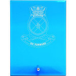  HMAS Stirling Nebula Blue Glass Award in Gift Box