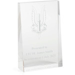  Special Air Service Regiment (SASR) Glacier Glass Award in Gift Box