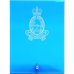  Royal Australian Army Nursing Corps (RAANC) Nebula Blue Glass Award in Gift Box