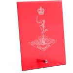  Royal Australian Corps of Signals (RASigs) Nebula Red Glass Award in Gift Box