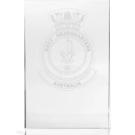  Navy Headquarters Glacier Glass Award in Gift Box