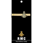 RMC Tie Bar On Card Royal Military College Corps of Staff Cadets (RMC) 20mm full colour enamel tie bar. Order now from the military specialists. Displayed on a presentation card. This beautiful gold plated tie bar looks Image 0 