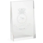 HMAS Sheean Glacier Glass Award in Gift Box Image 1 