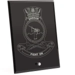 HMAS Sheean Nebula Black Glass Award in Gift Box Image 1 