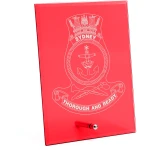  HMAS Sydney (V) Nebula Red Glass Award in Gift Box