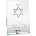 Royal Australian Chaplains Department (RAA Ch D Jewish), Jewish Everest Glass Award in Gift Box Image 0 