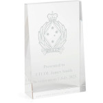  Women's Royal Australian Army Corps (WRAAC) Glacier Glass Award in Gift Box