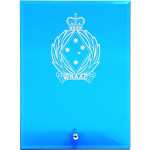  Women's Royal Australian Army Corps (WRAAC) Nebula Blue Glass Award in Gift Box