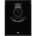  HMAS Warramunga (II) Nebula Black Glass Award in Gift Box