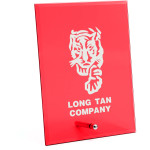  Long Tan Company Nebula Red Glass Award in Gift Box