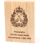  Royal Australian Infantry (RAinf) Heritage Wooden Award