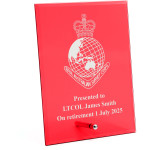  Royal Australian Survey Corps (RASvy) Nebula Red Glass Award in Gift Box