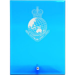  Royal Australian Survey Corps (RASvy) Nebula Blue Glass Award in Gift Box