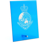 Royal Australian Survey Corps (RASvy) Nebula Blue Glass Award in Gift Box