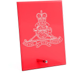  Royal Regiment of Australian Artillery (RAA) Nebula Red Glass Award in Gift Box