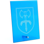  Special Operations Engineer Regiment (SOER) Nebula Blue Glass Award in Gift Box