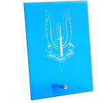  Special Air Service Regiment (SASR) Nebula Blue Glass Award in Gift Box