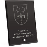  Special Operations Engineer Regiment (SOER) Nebula Black Glass Award in Gift Box