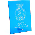 Support Force Nebula Blue Glass Award in Gift Box Image 0 