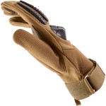  Contact Gear Rubber Knuckle Tactical Gloves - Tan