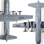  Academy 1/144 C-130J-30 Super Hercules Plastic Model Kit - Aus Decals