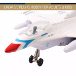  F-16 FALCON FIGHTER 7.5" DIE CAST - White