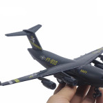  DIE CAST C-17 TRANSPORTER PLANE PULL BACK - Grey