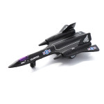  DIE CAST PLANE 4 ASSORTED PULL BACK - SR71 Black Bird