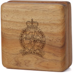  Australian Army Legal Corps (AALC) Tasmanian Blackwood Keepsake Box