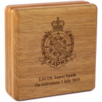  Australian Army Public Relations Service (AAPRS) Tasmanian Blackwood Heritage Box