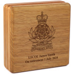  Australian Intelligence Corps (Aust INT) Tasmanian Blackwood Heritage Box